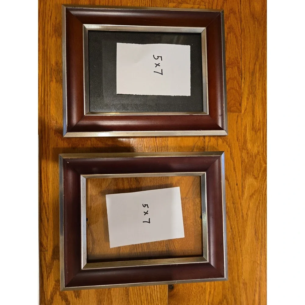 Pictures‎ Frames  5x7 3x3 Lot Of 4 Art Gallery Wall Silver Tone